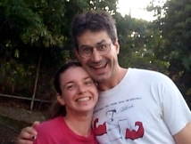 Dave and Kristi at Tufts, July 1999